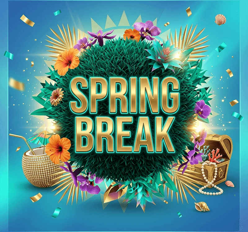 Special Event Spring Break Flyer PSD Template