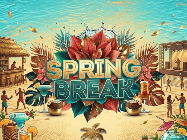 VIP Spring Break Music Festival Flyer Template