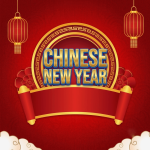 Chinese New Year PSD Template Flyer Layout