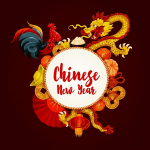 Chinese New Year Party Flyer PSD Template for Clubs
