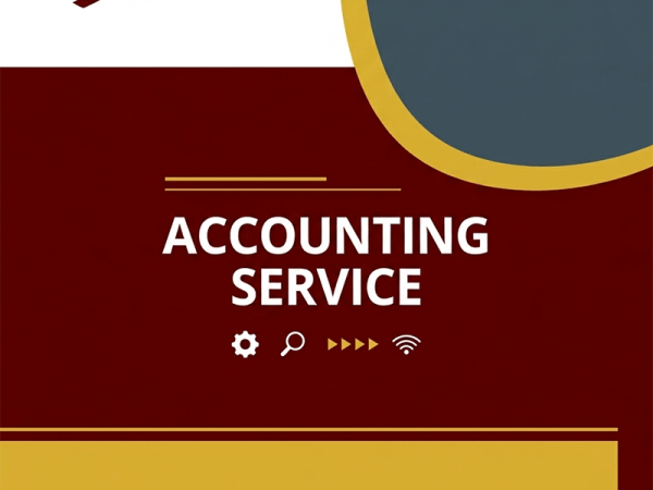 Corporate audit and wealth management flyer template PSD