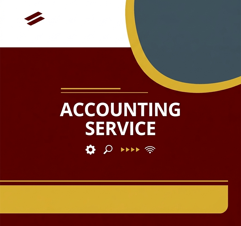 Corporate audit and wealth management flyer template PSD