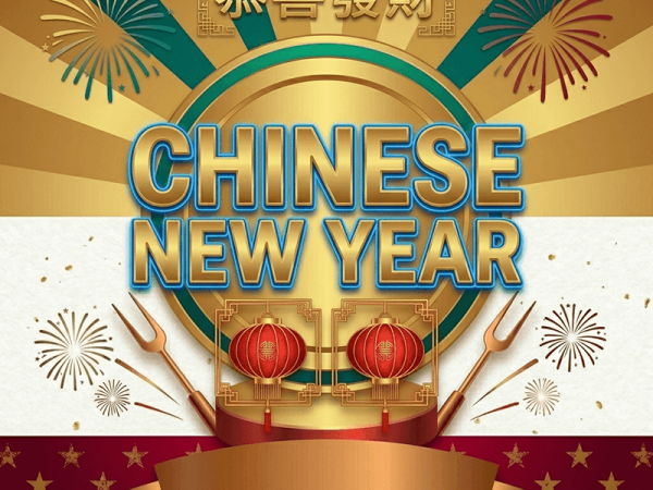 Elegant Chinese New Year Flyer PSD Template Corporate Layout