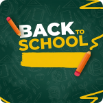 Kids school admission open house flyer template PSD