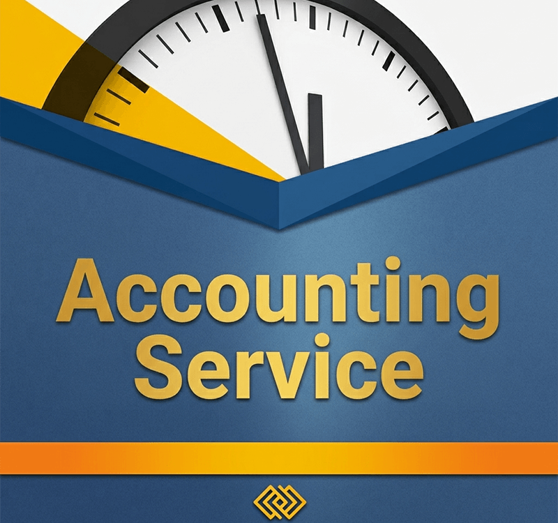 Professional tax preparation service flyer template PSD
