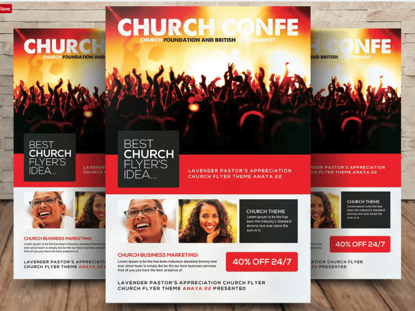 Educational seminar flyer psd template for university lectures