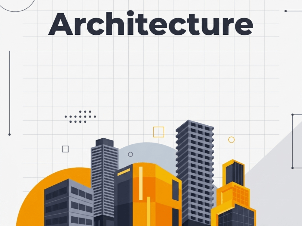 Sustainable Green Building Architect Flyer Template PSD